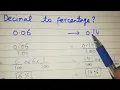 How to Convert Decimal number 0 14 into percentage number Class 5 Maths