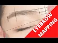 How To Eyebrow Mapping With a String At Home Brow Mapping Eyebrow Microblading for Beginners
