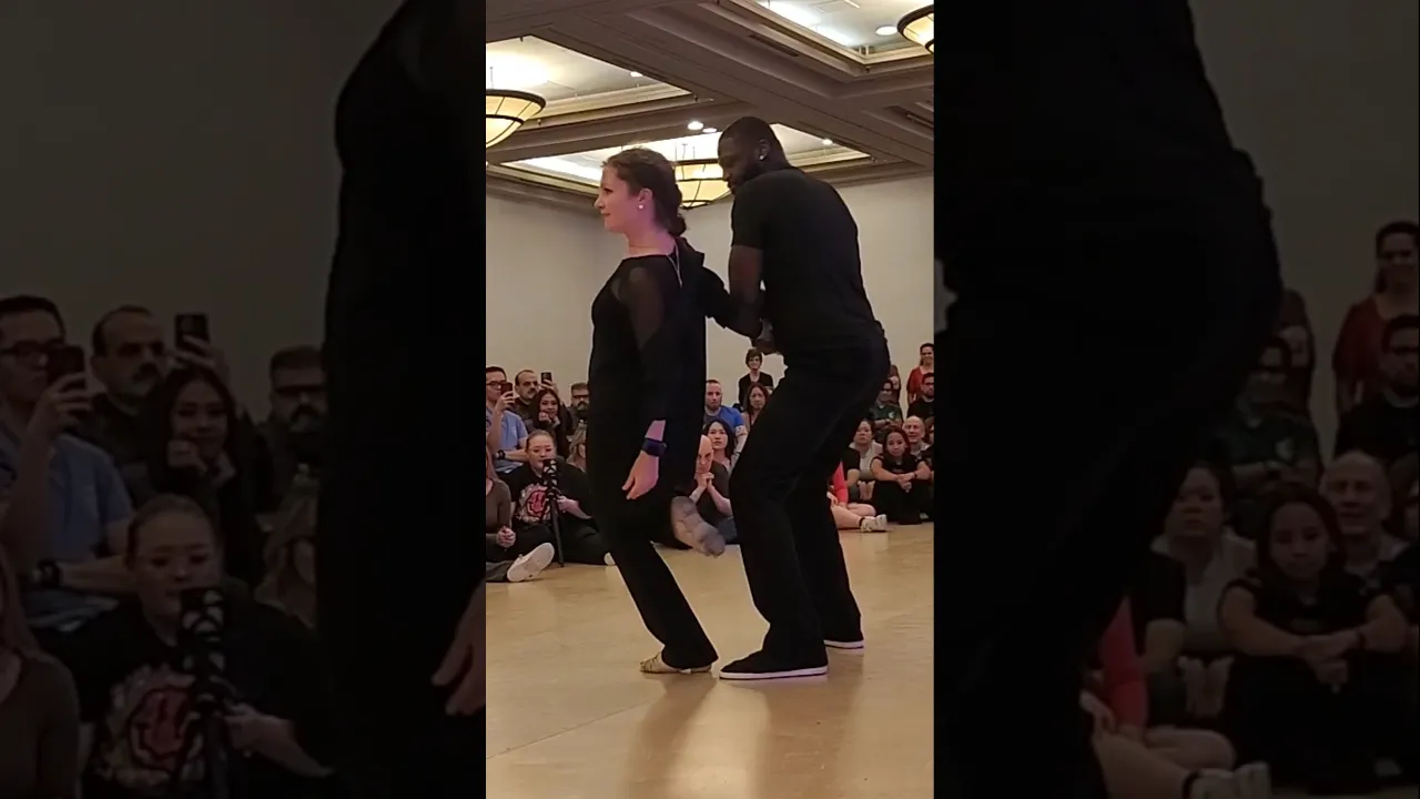 She went "NYOOOM" 💨 #improv #westcoastswing with Maria Bileychik