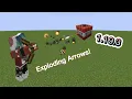 Exploding Arrows Minecraft Java Command Block Tutorial