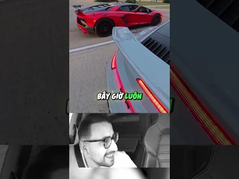 Chủ xe Porsche hỏi mua Lamborghini trên đường và câu trả lời #sieuxe #shorts