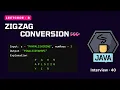 ZigZag Conversion Leetcode 6 Java Optimal Solution Tamil