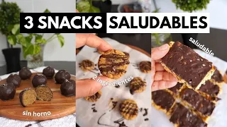 3 Sacks Saludables y Fáciles de Preparar en Casa