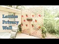 DIY Lattice Privacy Wall
