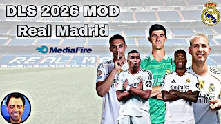 تحميل دريم ليغ سوكر 26 مود ريال مدريد Download DLS 2026 Mod Real Madrid 
