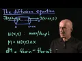 Diffusion equation Lecture 52 Differential Equations for Engineers