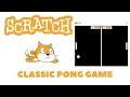 Classic Pong Game Scratch Code Tutorial coding computer games for fun