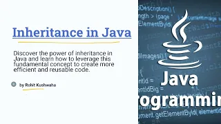 Inheritance in java OOPS concept code reusability