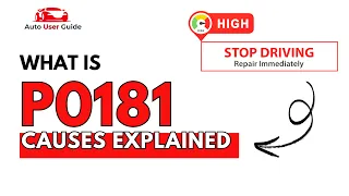 What is P0181 Engine Error Code Causes Explained