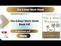 The 4 Hour Work Week book pdf The 4-hour Work Week pdf The 4-Hour Work Week Pdf Download Free
