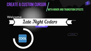 Add a custom cursor to your website with hover and page load effects using CSS and Javascript