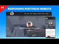 Responsive Portfolio w HTML CSS Bootstrap JS jQuery Part-3 About Section