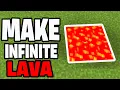 How To Make An Infinite Lava Source In Minecraft - Java Bedrock