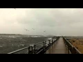 Barnegat Inlet on a stormy incoming tide