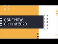 Presenting the CSUF MSW Class of 2020