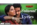 SALAMAT LYRICS – Sarbjit | Arijit Singh, Tulsi Kumar Mp3 Song Download