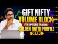 Gift Nifty Volume Block for Options Trading Golden Ratio Profile GRP Indicator