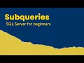 Scenario-27 Subqueries in SQL Server within SELECT INSERT UPDATE and DELETE Statements