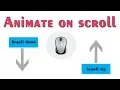 CSS on Scroll Animation animation scroll effect using jquery plugin csPoint