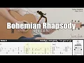 Download Lagu Bohemian Rhapsody - Queen | Fingerstyle Guitar | TAB + Chords + Lyrics