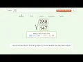 Simplify sqrt - Square Root of a Fraction Tiger Algebra Solver