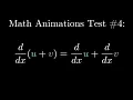 Math Animations Test Text LaTeX Transformations Arrows