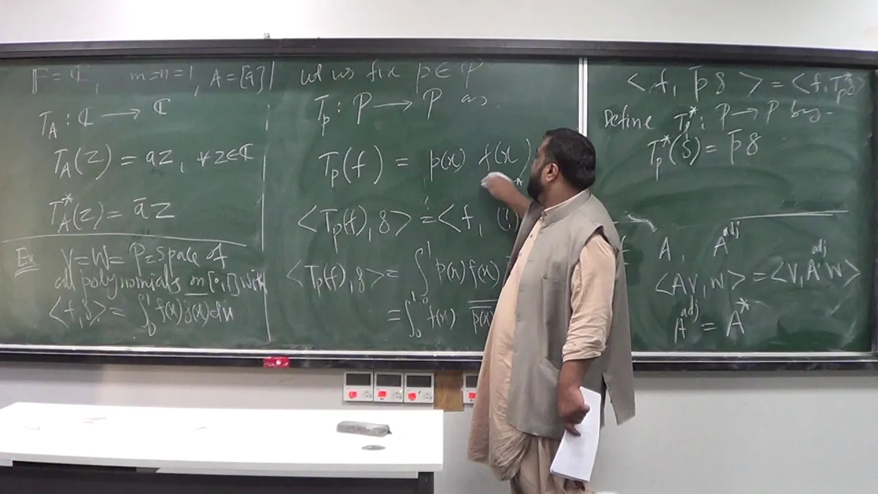 Lecture 2 (Part 3): More examples of Adjoint; Self-Adjoint operator; Transformation with no Adjoint;