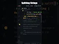 Splitting Strings in Python