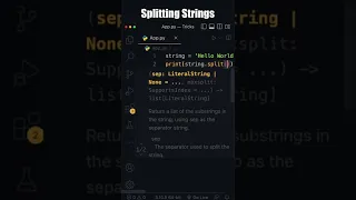 Splitting Strings in Python