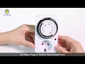 Timer Manufacturer How to Use the 24 Hours Plug-in Mechanical Timer