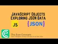FSWD L11 Introduction to JavaScript Objects Exploring JSON Objects The Easy Concepts