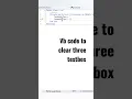 Vb codes for clearing a textbox