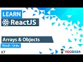 ReactJS Array Objects Tutorial in Hindi Urdu