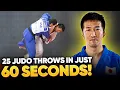 Top 25 Must-See Judo Throws Technique Power with Shintaro Nakano