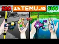 20 vs 100 Temu Budget Fishing Challenge