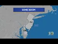 What caused the loud boom and shaking ground in N J Del