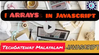 Arrays in Javascript Methods and Properties Malayalam