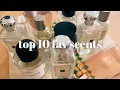 MY 10 MOST PERFUMES 2022 JO MALONE LE LABO BYREDO