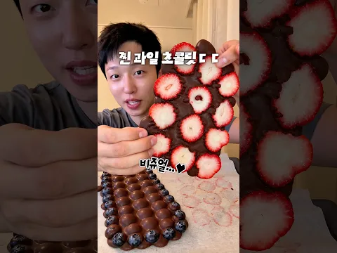 해외에서 유행한다는 생과일 초콜릿바