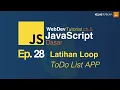 Belajar Javascript Dasar - 28