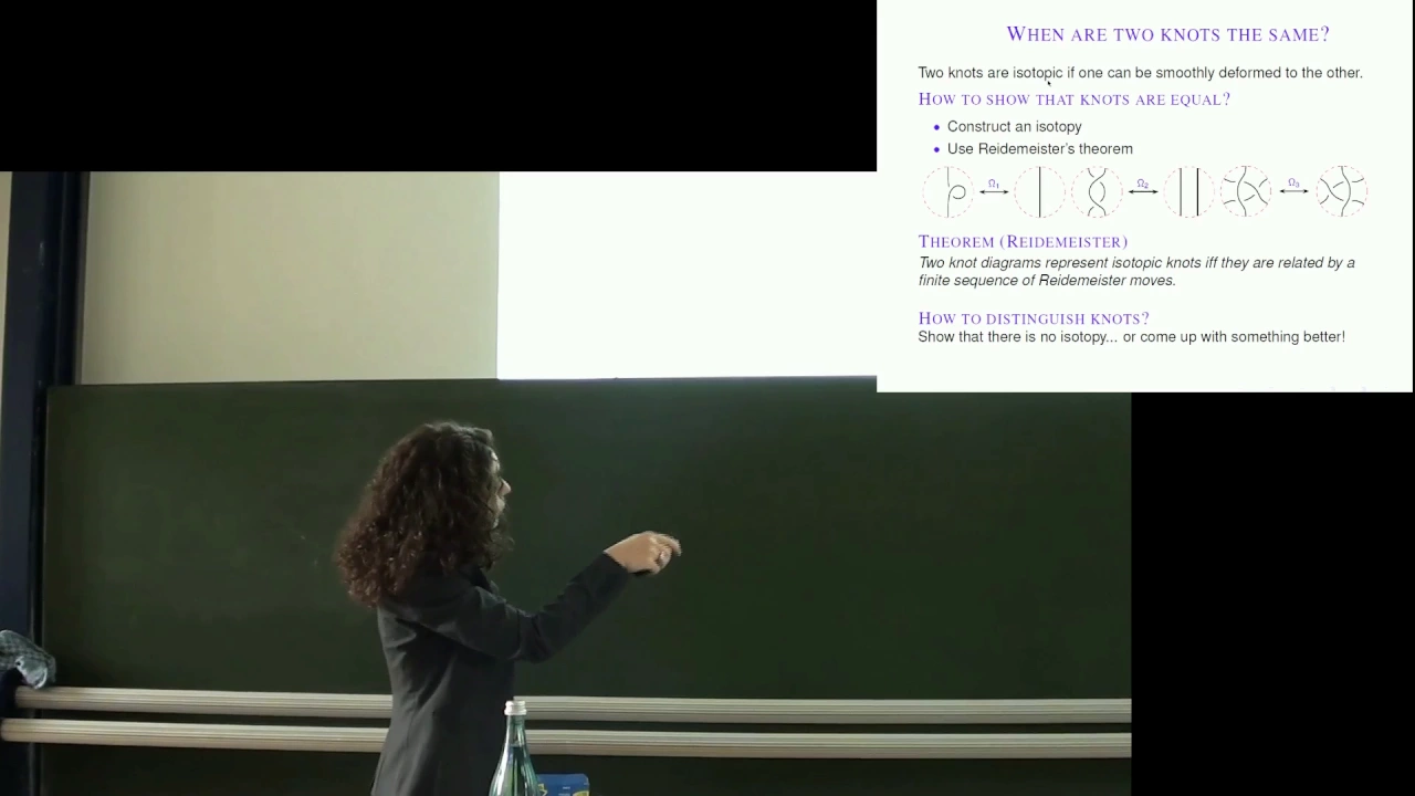 Radmila Sazdanović (North Carolina State) - Khovanov Homology and Categorifcation - Lecture 1