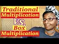 Multiplication Math Battle Traditional vs Box Method