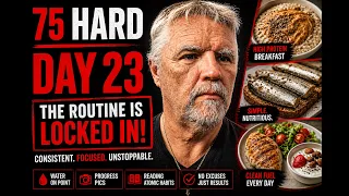 DAY 23 – The Routine Is LOCKED IN! 💪 IsoBow, Bullworker & What I Eat Daily | 75 Hard