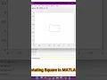 Rotating square in MATLAB