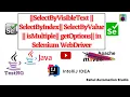 How to Select Value from Dropdown in Selenium With Without Select Class Selenium WebDriver
