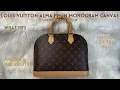 Louis Vuitton Alma PM in Monogram Canvas Review Unboxing Details What Fits History of the Bag