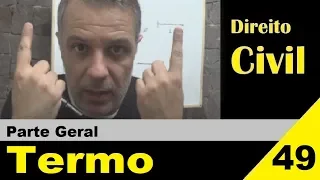 Direito Civil - Aula #49 - Termo (É isso!)