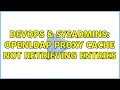DevOps SysAdmins OpenLDAP proxy cache not retrieving entries 2 Solutions
