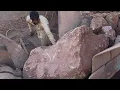 Lagu Giant Rock Jams Stone Crusher | Extreme Skill to Break \u0026 Remove with Loader | Satisfying Crushing 