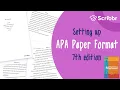 Lagu APA 7e editie: Stel in 6 minuten een APA-formaatpaper op | Scribbr 🎓